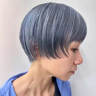 ショート カラー ハイトーンカラー/ さらさのヘアスタイル