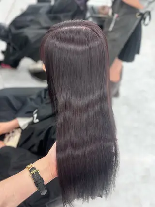 セミロング カラー 🎀愛されgirly ヘア🫧Ayakaのヘアスタイル