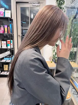 ロング カラー ヨシダ トモキのヘアスタイル