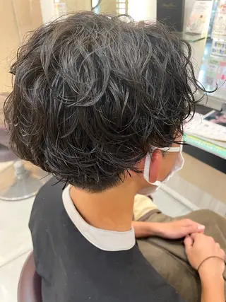 ショート パーマ メンズ リリー /Men's/パーマのヘアスタイル