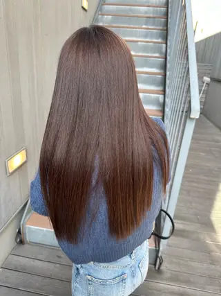 ロング 似合わせレイヤー 海外風レイヤーmioのヘアスタイル