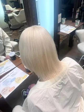 ミディアム カラー ブリーチ予約率90% 以上✨森山陽向のヘアスタイル