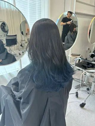 セミロング 韓国レイヤー/ヘア カラー🎀ayamiのヘアスタイル