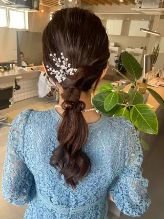 ロング ヘアアレンジ haruki所属・. nozomiのヘアスタイル