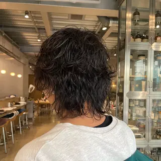 パーマ 山﨑 心優のヘアスタイル
