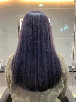 ロング マツイ ハルカのヘアスタイル