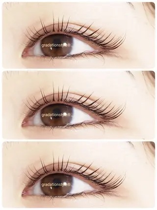 マツエク・マツパ 🎼グラデーション スタイル札幌♫*⁠✧のマツエク・マツパデザイン