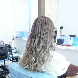 ロング カラー ヘアアレンジ 小林 伸行のヘアスタイル