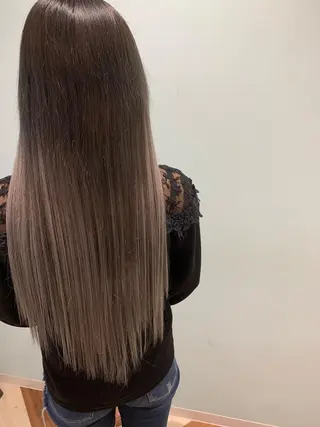 ミディアム カラー ヘアアレンジ 髪質改善&Spa fee by carrefour 大橋店[フィー・バイ・カルフール大橋]所属・stylist Yukieのヘアスタイル