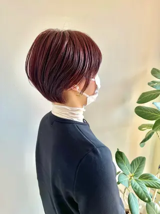 ショート カラー 山本 純大のヘアスタイル