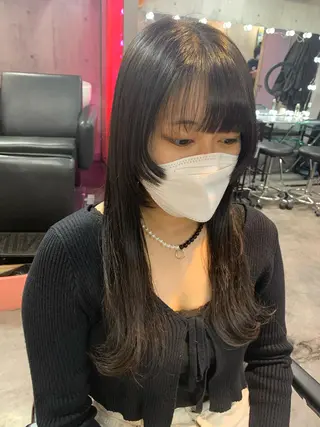 ロング ハイトーン/メンズ/ ウルフ特化   小松のヘアスタイル