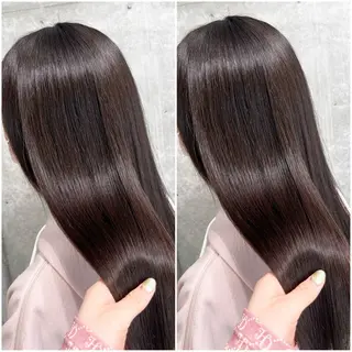 ロング カラー 艶カラー🩵中久保 舞優🩵のヘアスタイル