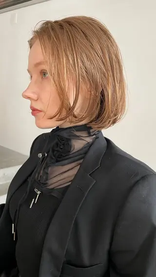 ショート ボブ/レイヤー /河内温太のヘアスタイル