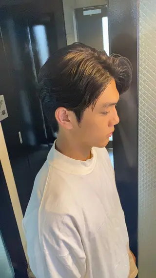 ショート メンズ パーマ/ダブルカラー ブリーチ⭐️海斗のヘアスタイル