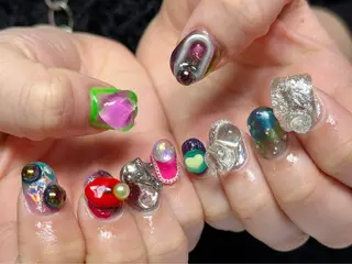 ネイル Nail Atelier IamI所属・アイアムアイ 大村磨衣のネイルデザイン