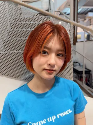 ショート カラー hip's eyes 渡辺舜のヘアスタイル