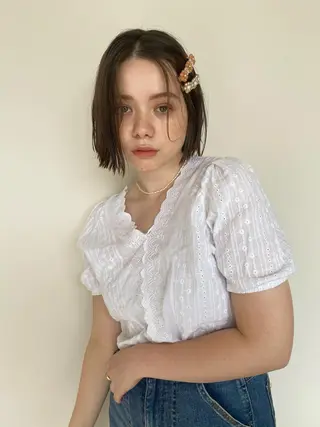 ショート カラー 当日予約大歓迎💗 依田瑞希のヘアスタイル