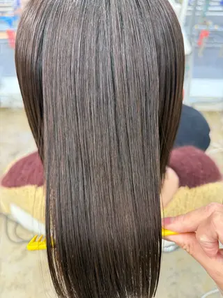 セミロング jjeno所属・kaN./ボブ /髪質改善ストレートのヘアスタイル