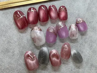 ネイル 𝐸𝐴𝑅𝑇𝐻 𝐶ℎ𝑖𝑘𝑎のネイルデザイン