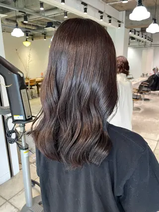 セミロング カラー ユウナ🎀レイヤー/ 暖色カラーのヘアスタイル