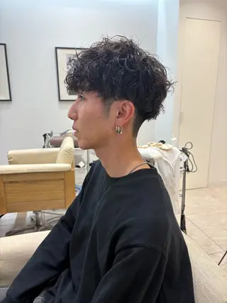 ミディアム メンズ メンズヘア/レイヤー /ボブ山内春輝のヘアスタイル