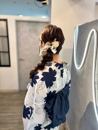 ヘアアレンジ 🌿金子詩帆 🪄美髪縮毛矯正のヘアスタイル