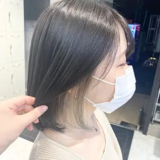 セミロング カラー ヘアアレンジ メンズ キッズ お悩み解決美容師 💐AMIのヘアスタイル