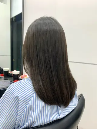 ミディアム カラー 本格ヘッドスパ🌿 ×ヘア 佐藤のヘアスタイル