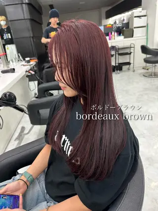 ロング カラー SALOWIN 宇田川店所属・ブリーチなしトレンド SHUSAKUのヘアスタイル