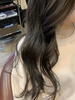 ロング 永田 志織のヘアスタイル