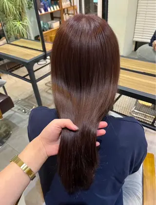 セミロング カラー côte所属・透明感カラー ʜ ᴀ ʀ ᴜのヘアスタイル