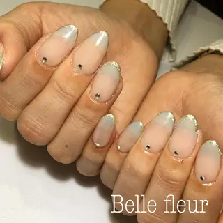 セミロング ネイル Belle fleurのネイルデザイン