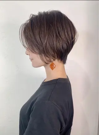 ショート カラー ヘアアレンジ 女性が憧れる ショート/角田愛和のヘアスタイル