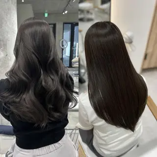 ロング カラー 💎縮毛矯正/透明感 カラー💎椎葉みひろのヘアスタイル