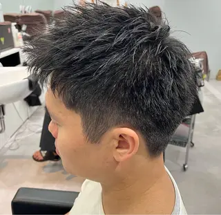 ショート メンズ 北千住パーマ最安値 ‼️のヘアスタイル