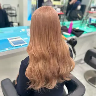 ミディアム カラー 🎀🧁ダメージレス 艶髪カラー🧁🎀のヘアスタイル