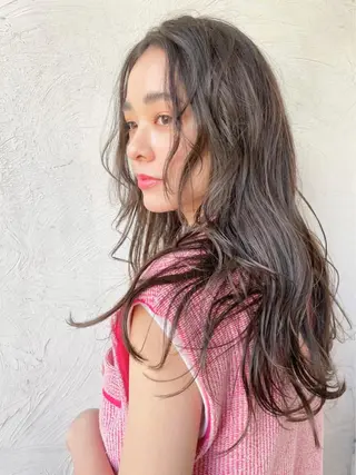 ロング カラー ヘアアレンジ 山崎 澪 レイヤーカット/大宮のヘアスタイル