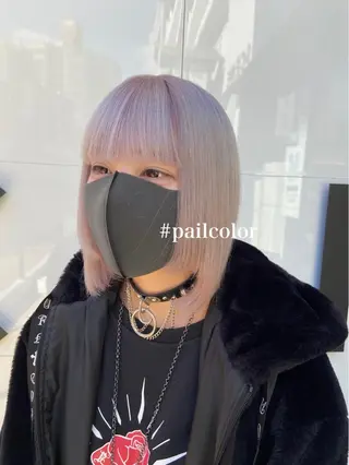 ミディアム 淺谷 美紀のヘアスタイル