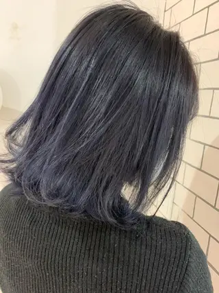 セミロング カラー ヘアアレンジ 指名支持率NO.1 スタイリストのヘアスタイル