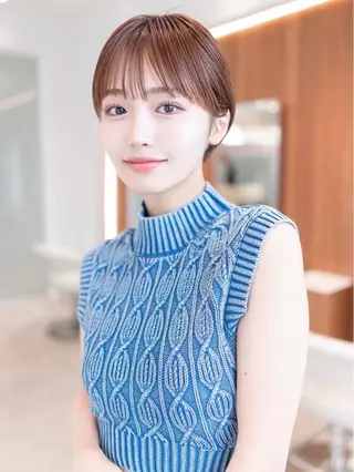 ショート カラー 🉐レイヤー/塩見 弘樹🉐渋谷のヘアスタイル