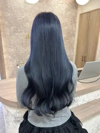 ロング カラー アンククロス kyokaのヘアスタイル