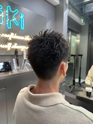 ショート パーマ メンズ 🔥メンズヘア/ 🔥表参道/谷口泰基のヘアスタイル