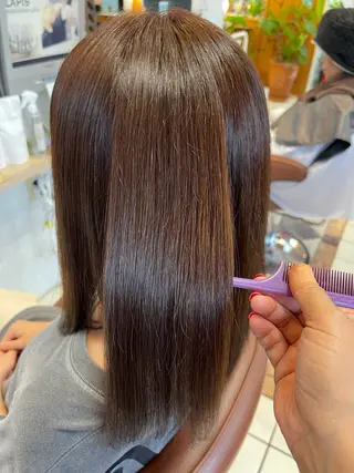 ロング LAPIS東口店 山野井のヘアスタイル