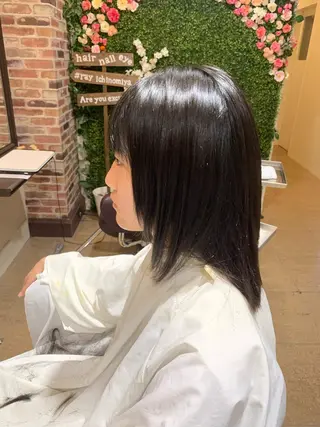 ミディアム キッズ 永瀬 恵のヘアスタイル