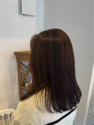 ミディアム カラー 山本 望華のヘアスタイル