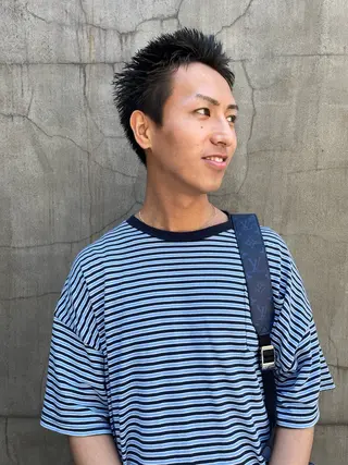 ショート カラー パーマ ヘアアレンジ メンズ レイヤー/似合わせ MADOKAのヘアスタイル