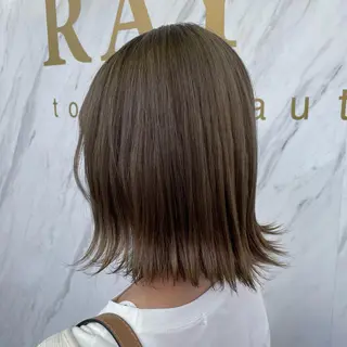 ミディアム カラー 小森 永のヘアスタイル