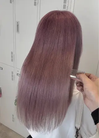 カラー ハイトーン/暖色/ ブリーチ/せいかのヘアスタイル