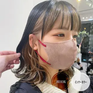 ミディアム カラー ショート・ボブ💫 シブヤトモヒロのヘアスタイル