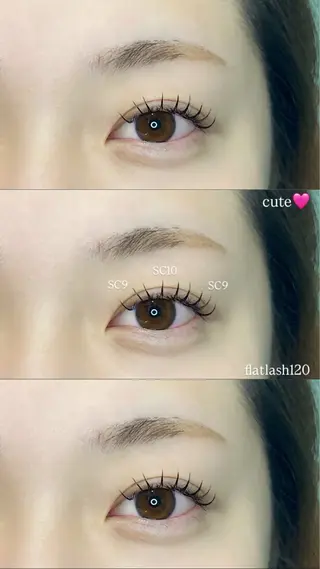 マツエク・マツパ Eye Lash Salon Vivi 岐阜店所属・Vivi miuのマツエク・マツパデザイン